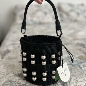 Kate Spade x Target Pearl Embellished Basket Bucket Bag